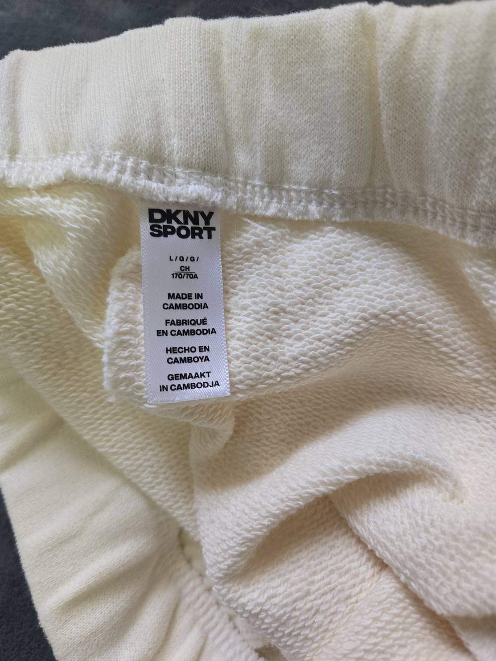 DKNY Sport Cream  Sweatshirt & Joggers Set Size Large - Picture 5 of 5